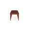 Lesro Lenox Wood 3 Seat Bench Wood Frame, Cherry, RF Nebbiolo Upholstery LW3001 - alternate 3
